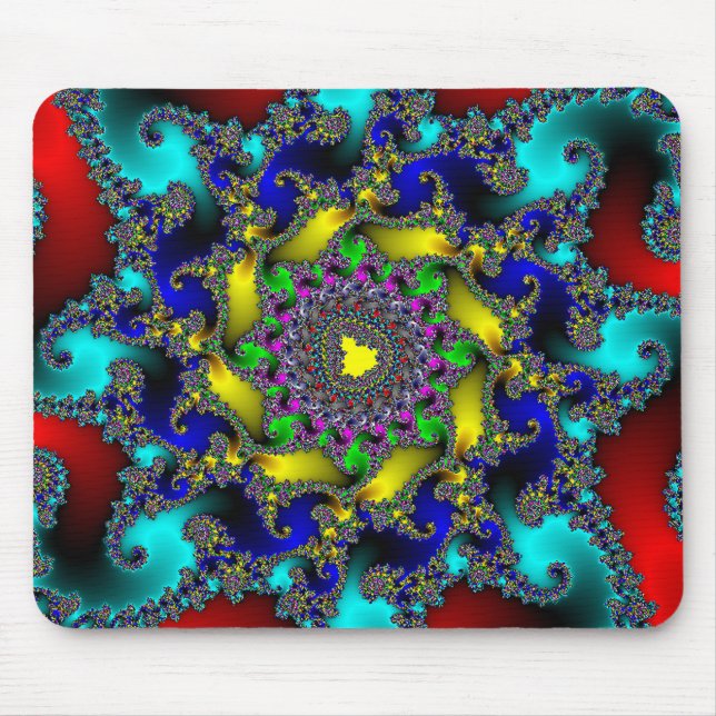 Royal Fractal Mouse Pad (Front)