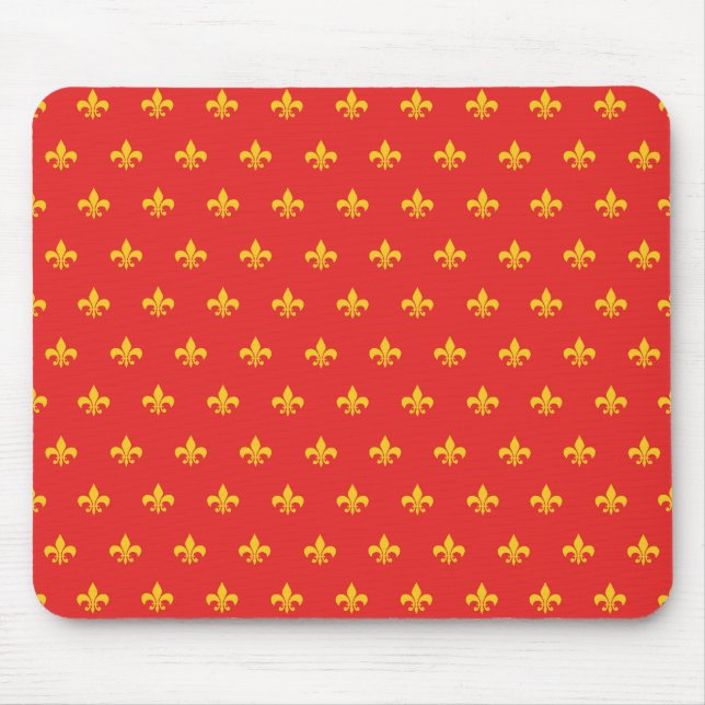 Royal French Red Mousepad (Front)