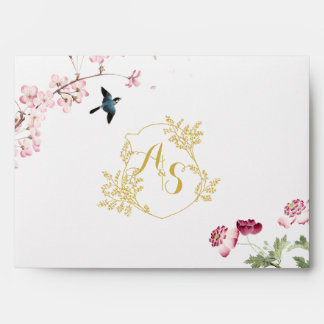 Royal Garden Wedding Invitaion Envelope