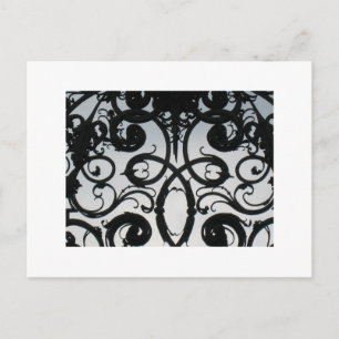 Royal Gate Swirls against Blue Sky Postcard