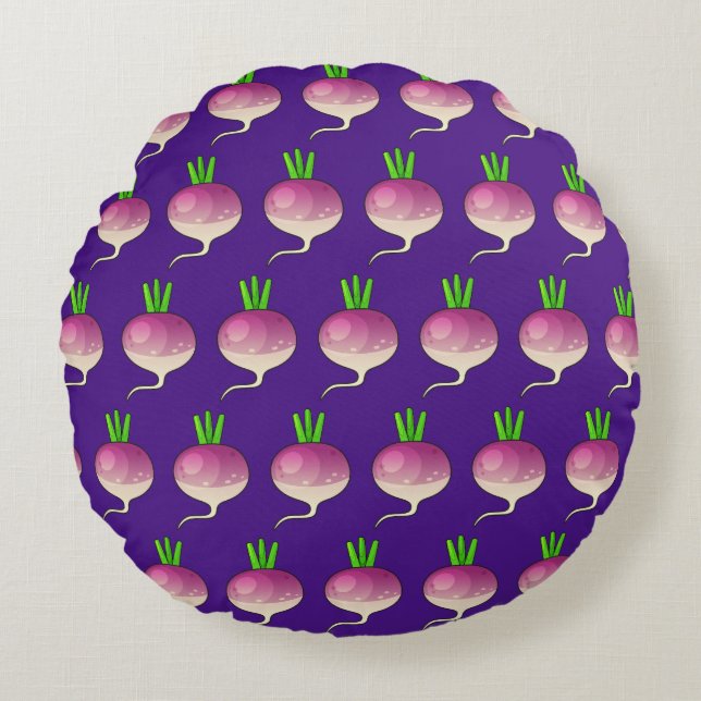 Royal Globe Round Cushion (Front)