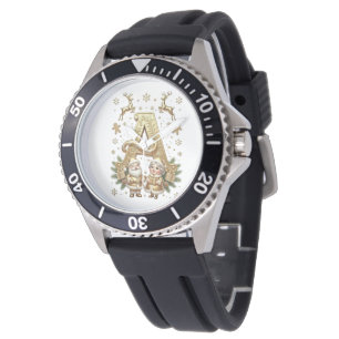 Royal Gold Letter A Luxury Men's Sport Watch