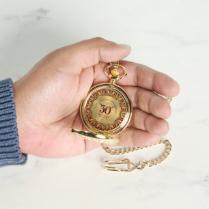 Royal Gold Ornamental Frame Wedding Anniversary Watch