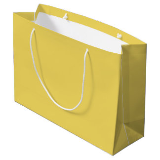 Royal Gold Solid Plain Color Large Gift Bag
