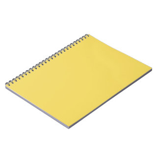 Royal Gold Solid Plain Colour Notebook