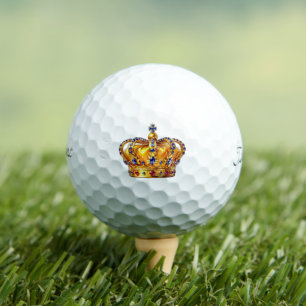 Royal golden crown golf balls