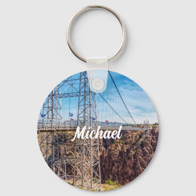 Royal Gorge Bridge Side View Key Chain (Front)