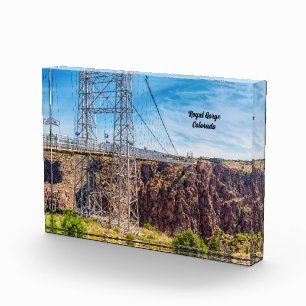 Royal Gorge Bridge Side View Photo Block