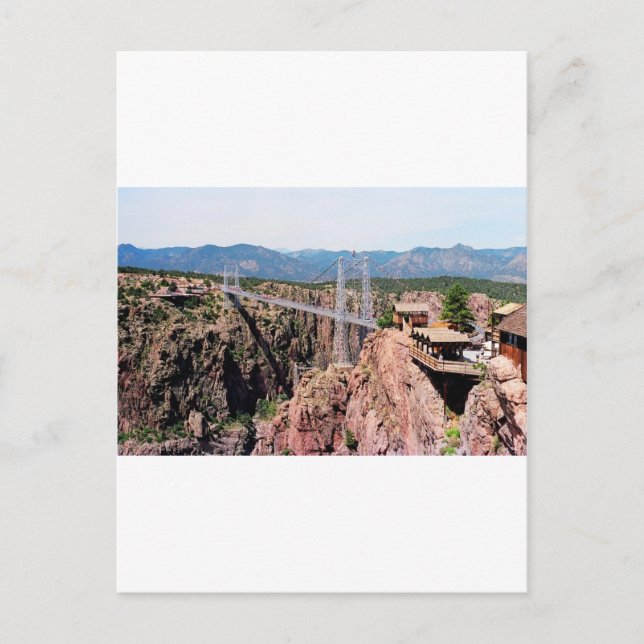 Royal Gorge Bridge,  the highest in USA Postcard (Front)
