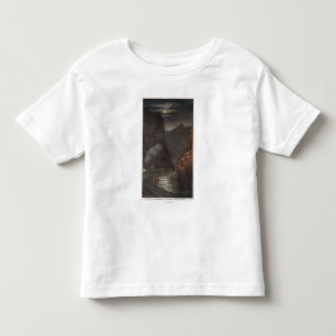 Royal Gorge, CO - Moonlight View of Train in Toddler T-Shirt