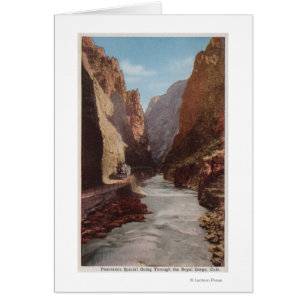 Royal Gorge, CO - View of Train , River