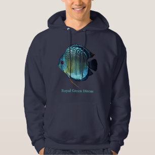 Royal Green Discus Hoodie