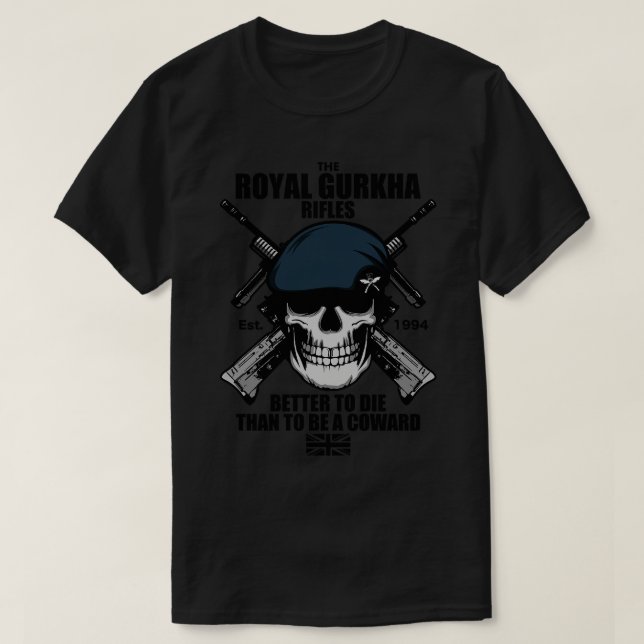 Royal Gurkha Rifles 2 T-Shirt (Design Front)