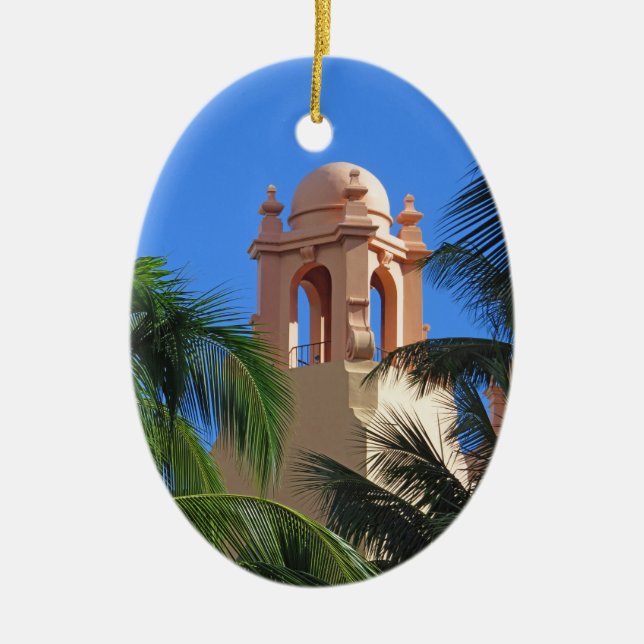 Royal Hawaiian Hotel Ceramic Ornament (Front)