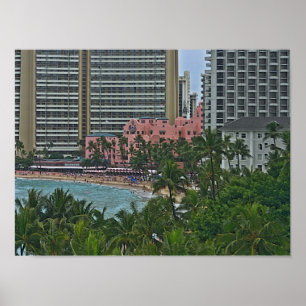 Royal Hawaiian Hotel, Honolulu, Hawai'i Poster