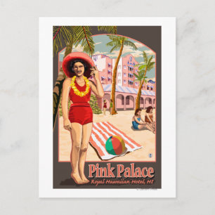 Royal Hawaiian Hotel in Hawaii Postcard