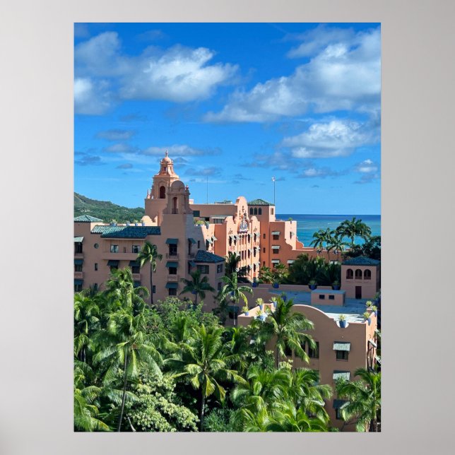 Royal Hawaiian Hotel Waikiki Poster (Front)