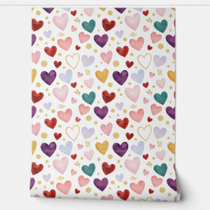 Royal Heart Tapestry Wallpaper