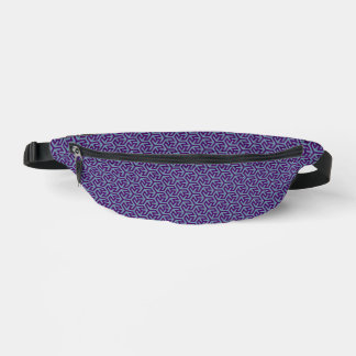 Royal Hex Weave Bum Bags
