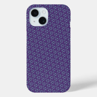 Royal Hex Weave iPhone 15 Case