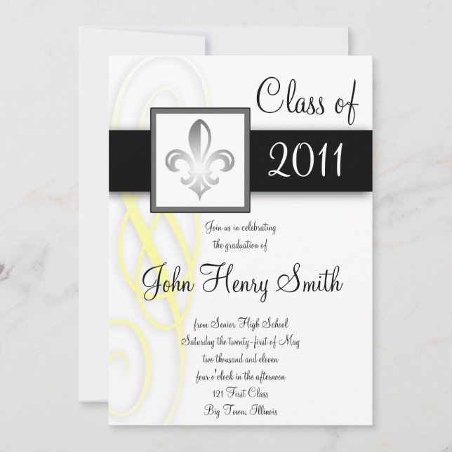 Royal High School Graduation Invitation (Front)