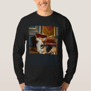 Royal Highness Corgi Portrait Dogs UK Pembroke Mon T-Shirt