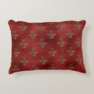 Royal Honeybees Throw Pillow