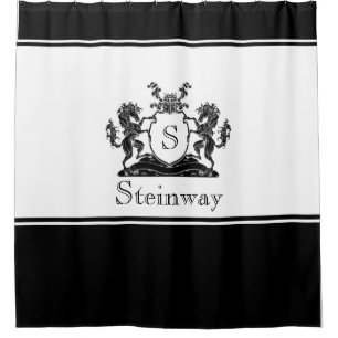 Royal Horse Crest Shower Curtain