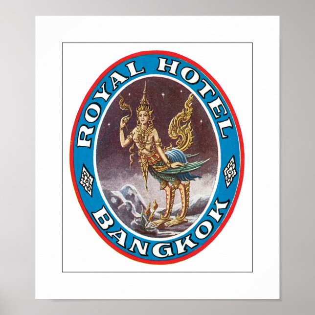 Royal Hotel Bangkok (white) Poster (Front)