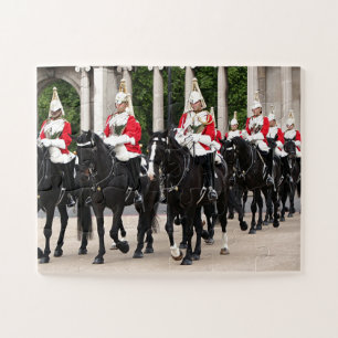 Royal Household Cavalry, London, England Jigsaw Puzzle