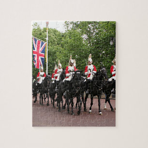 Royal Household Cavalry, London Jigsaw Puzzle