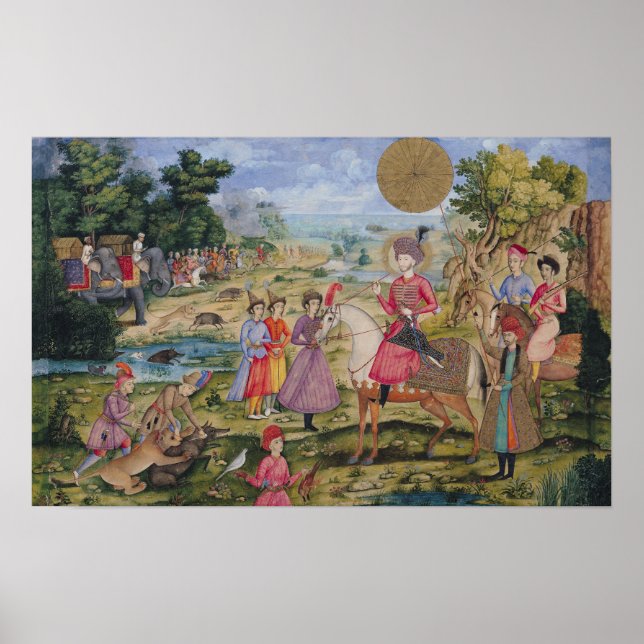 Royal Hunt, from Isfahan, Iran Poster (Front)