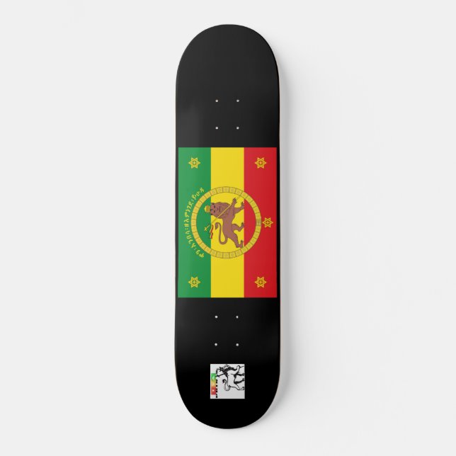 Royal I-tiopia Skateboard Deck by Iya Prints  (Front)