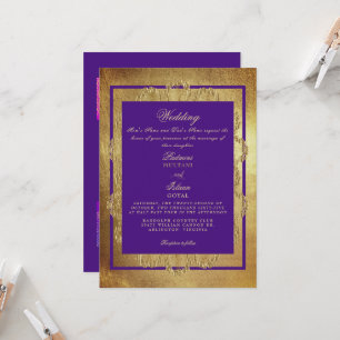 Royal Indian Style Wedding  Invitation