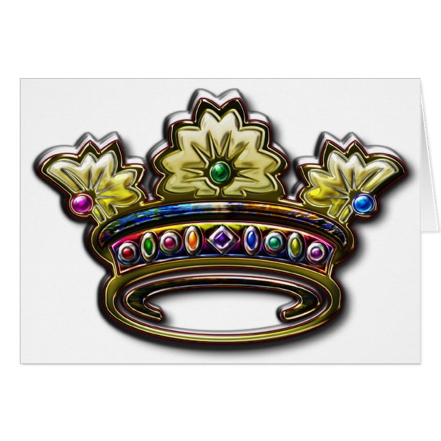 Royal jewelled crown (Front Horizontal)