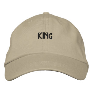 Royal King Khaki-Hat Stylish Personalised Outdoor Embroidered Hat