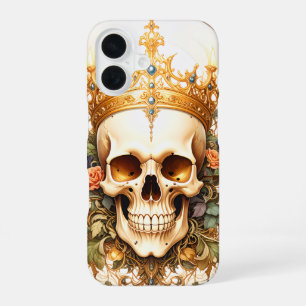 Royal King Skull iPhone Case