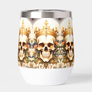 Royal King Skull Water Bottle