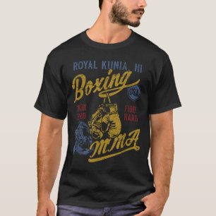 Royal Kunia HI Boxing MMA USA Vintage Distressed T-Shirt