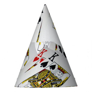 "Royal Layer: A Stack of Kings Poker Cards" Party Hat