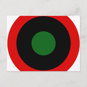 Royal Libyan Air Force Roundel (1951-1969) Postcard