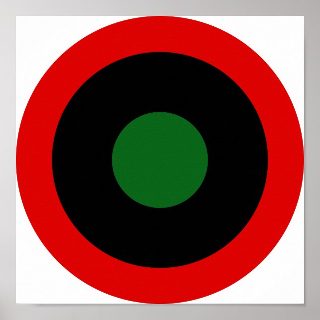 Royal Libyan Air Force Roundel (1951-1969) Poster (Front)