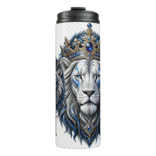 Royal Lion Crown T-Shirt Design – Luxury King of t Thermal Tumbler