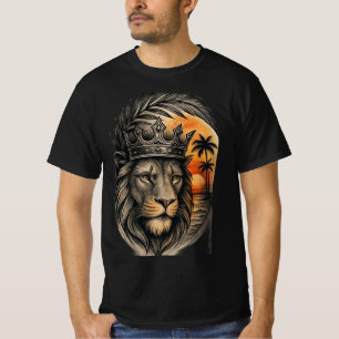 Royal Lion King Strength Graphic T-Shirt