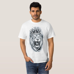Royal Lion King Strength Graphic T-Shirt