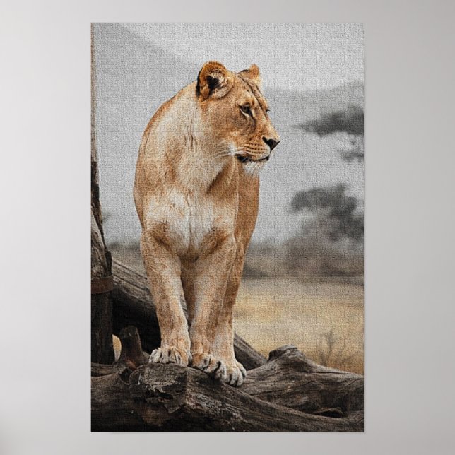 Royal Lioness Print (Front)