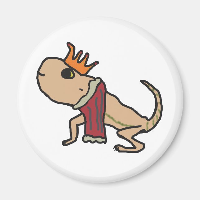 Royal Lizard Magnet (Front)