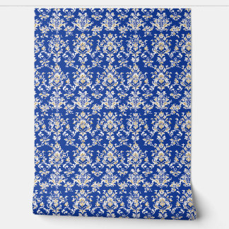 Royal Majesty Petite – Cobalt Blue, Gold, White Wallpaper