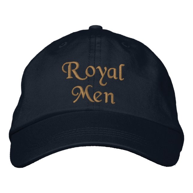Royal Men Custom text Stylish Cap Handsome Hat (Front)