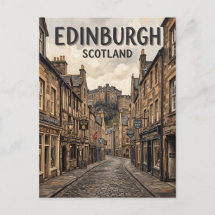 Royal Mile Edinburgh Scotland Postcard